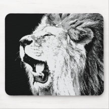 Roaring Lion Mouse Pads