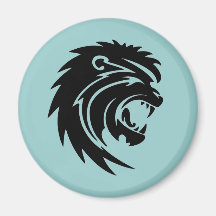 Roaring Lion Refrigerator Magnet