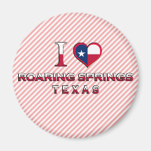 Roaring Springs, Texas Fridge Magnets