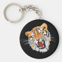 Roaring Tiger Key Chains