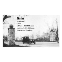 Roaring Twenties Antique Automobile Business Cards