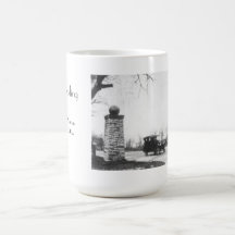 Roaring Twenties Black and White Wedding Coffee Mugs