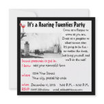 Roaring Twenties Prohibition Theme Party invitations