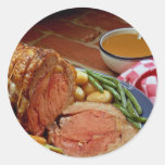 Roast beef with carrots sticker