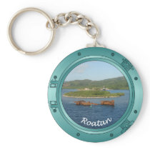 Roatan Porthole Key Chain