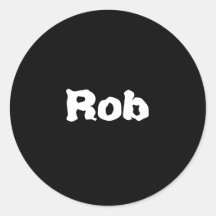 Rob Autocollants Ronds