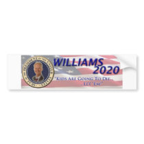 Rob Williams 2020 Bumper Stickers