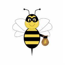 RobBee Bumble Bee Ornament Photo Cut Outs