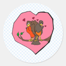 Robbi & Rob Robin Stickers