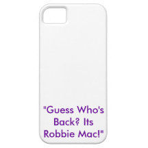 Robbie Mac Official iPhone Case iPhone 5 Cases