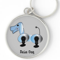Robbie Steampunk Dog Keychains