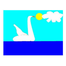 Robby's Swan Postcard