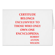robert anton wilson quote greeting cards
