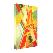 Robert Delaunay Eiffel Tower Canvas Print