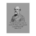 Robert E Lee and quote Post Cards