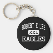Robert E Lee - Eagles - Junior - Monroe Louisiana Keychain
