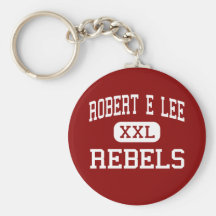 Robert E Lee - Rebels - High - Baton Rouge Key Chain