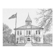 "Robert E Lee School"  Paris  TN Post Card