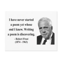 Robert Frost Quote 3b Post Card