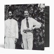Robert Louis Stevenson and his friend 3 Ring Binders