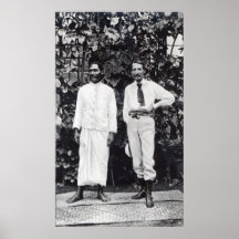Robert Louis Stevenson and his friend Print