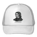 Robert Schumann, black Mesh Hat