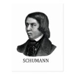 Robert Schumann, black Post Cards