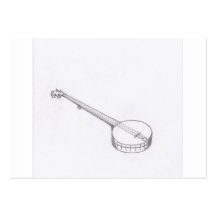 Robert's Banjo business card