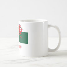 Roberts Welsh Flag Mug