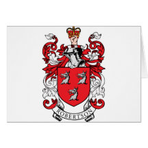 Robertson Family Coat of Arms Cards