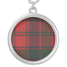 Robertson Red Modern Tartan Necklace