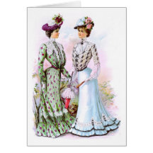 Robes 1901 de cru cartes de vœux