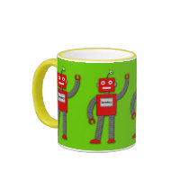 Robi the Retro Robot Mug