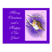 Robin 3 postacard postcards