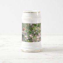 Robin and Wild Roses Photo Coffee Mug