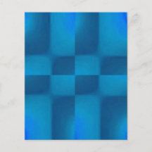 Robin Egg Blue Geometric Craft Paper Personalized Flyer
