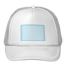 Robin Egg Blue Tone on Tone Hibiscus Hats