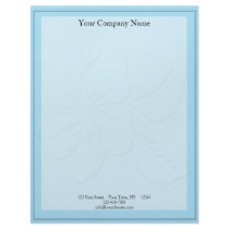 Robin Egg Blue Tone on Tone Hibiscus