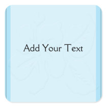 Robin Egg Blue Tone on Tone Hibiscus