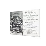 Robin Hood and his mother Stretched Canvas Print