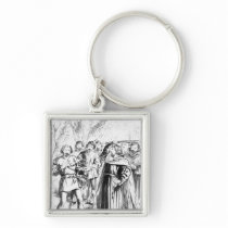 Robin Hood and King Richard I Key Chains
