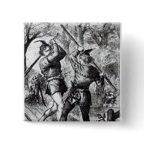 Robin Hood and Little John Pin