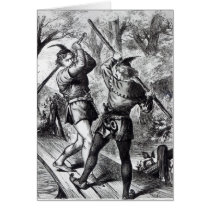 Robin Hood and Little John Cards