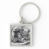 Robin Hood and Little John Keychains