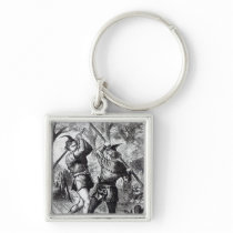 Robin Hood and Little John Keychains