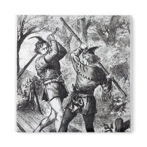 Robin Hood and Little John Magnets