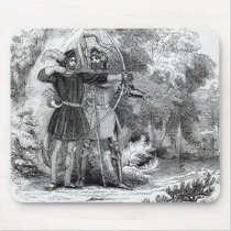 Robin Hood and Little John Mousepads