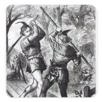 Robin Hood and Little John Stickers