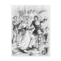 Robin Hood and the Bishop Post Card
