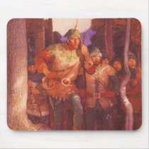 Robin Hood and the Men of Greenwood  by NC Wyeth Mousepads